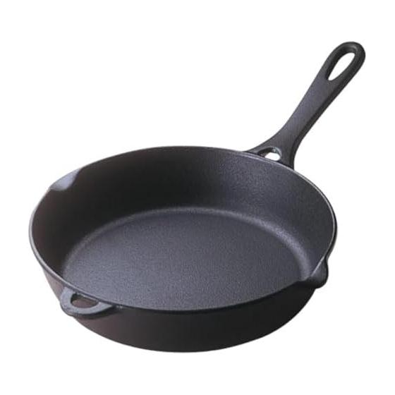 Iwachu Frying Pan 24 Black Baked Inner Diameter 23.5cm IH Compatible Nambu Ironware 24012 Black