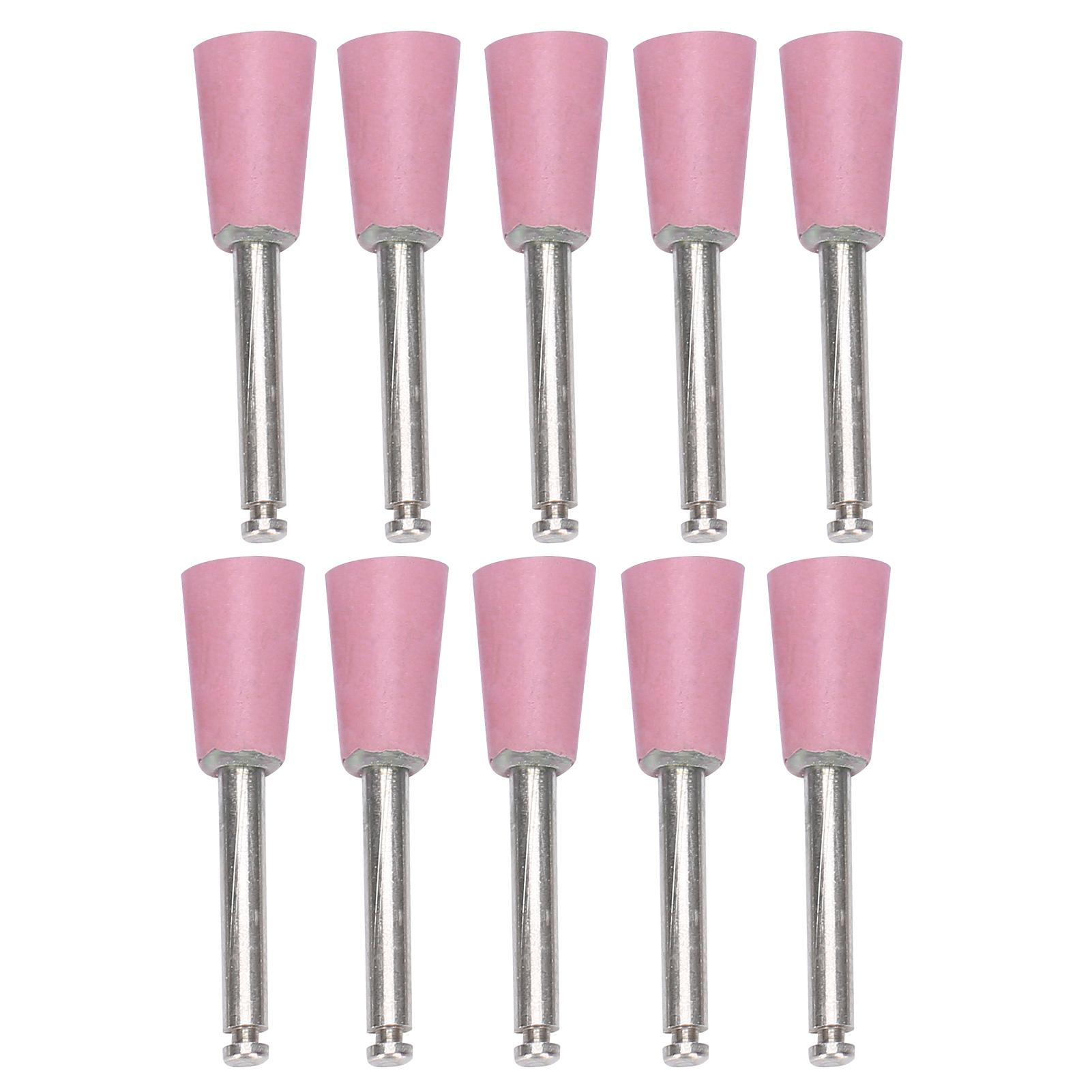

10 шт., стоматологические полировальные боры, низкоскоростные стоматологические шлифовальные боры, сверла, набор форм чашки Pink розовый