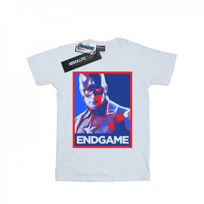 Mens Avengers Endgame Captain America Poster T-Shirt