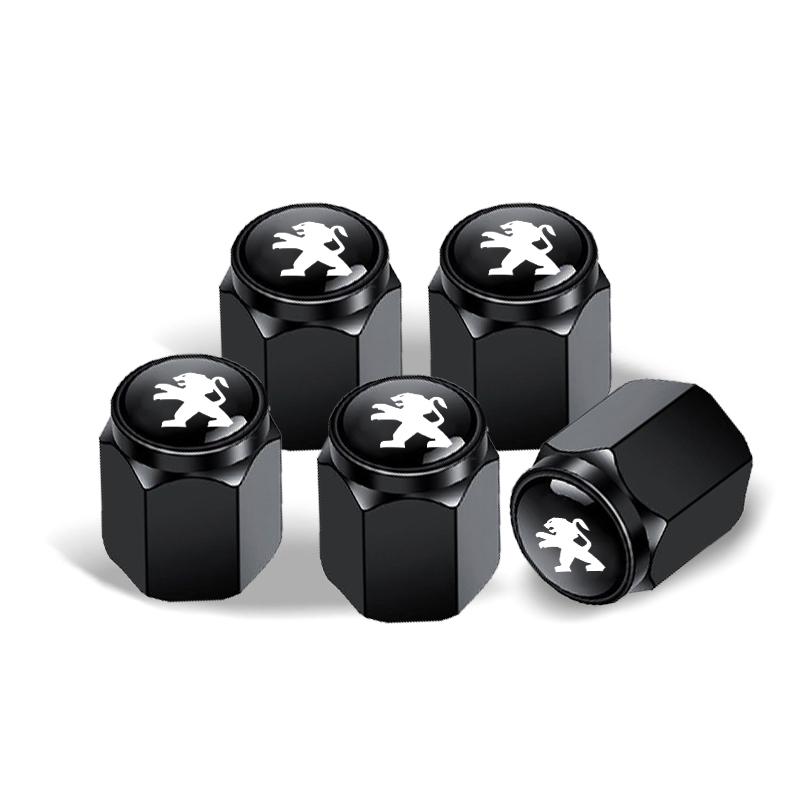 Styling Car Tire Wheel Valve Caps Cover Car Keychain Keyring For Peugeot 206 307 308 3008 207 208 407 508 2008 5008 205 Keyring