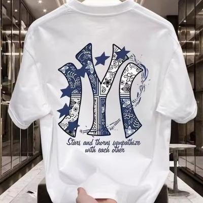 Summer New Short-sleeved Loose Casual Printed Half-sleeved Versatile Top T-shirt