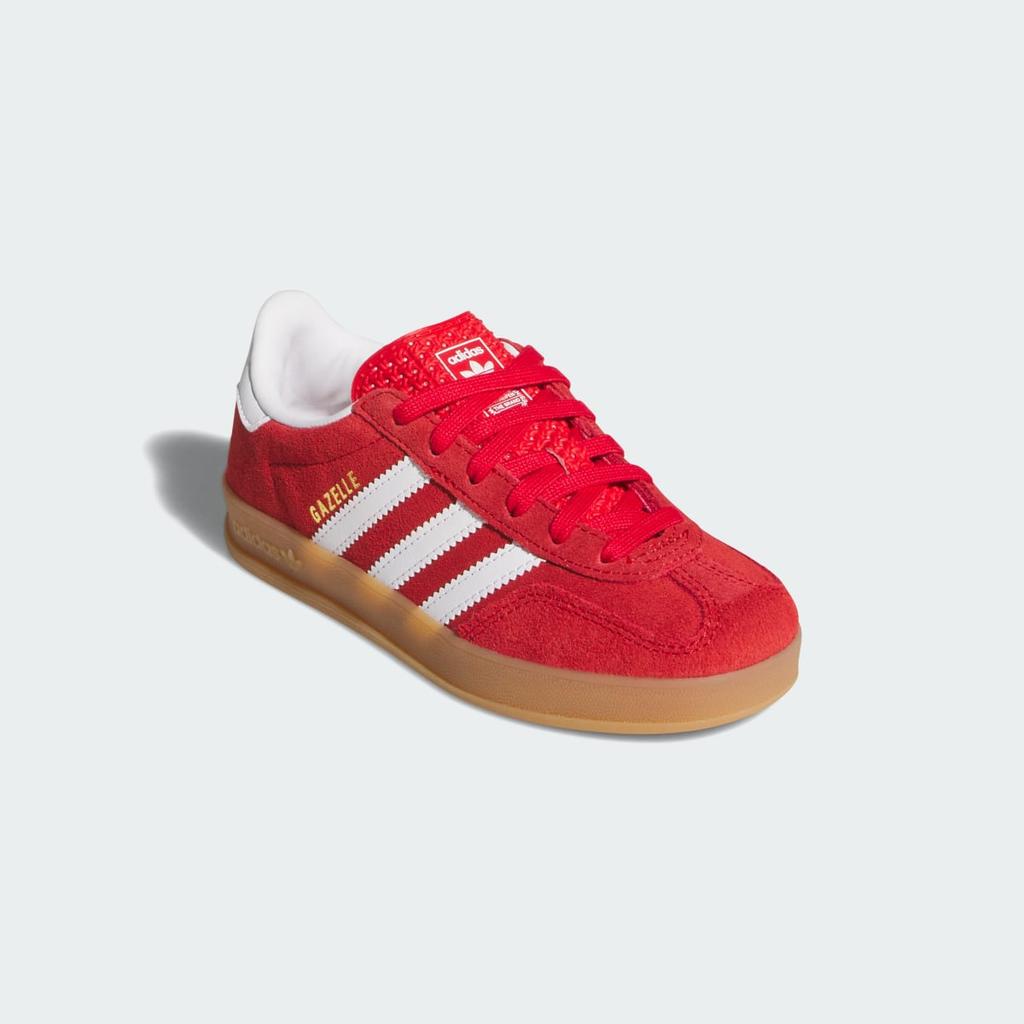 adidas GAZELLE INDOOR CF EL C IH9136 Kids' Originals Sneakers Better Scarlet / Cloud White / Gum
