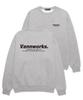 VANNWORKS Minimalism Logo 2 Sweatshirt (Vls0114) Melange Grey (Type B)