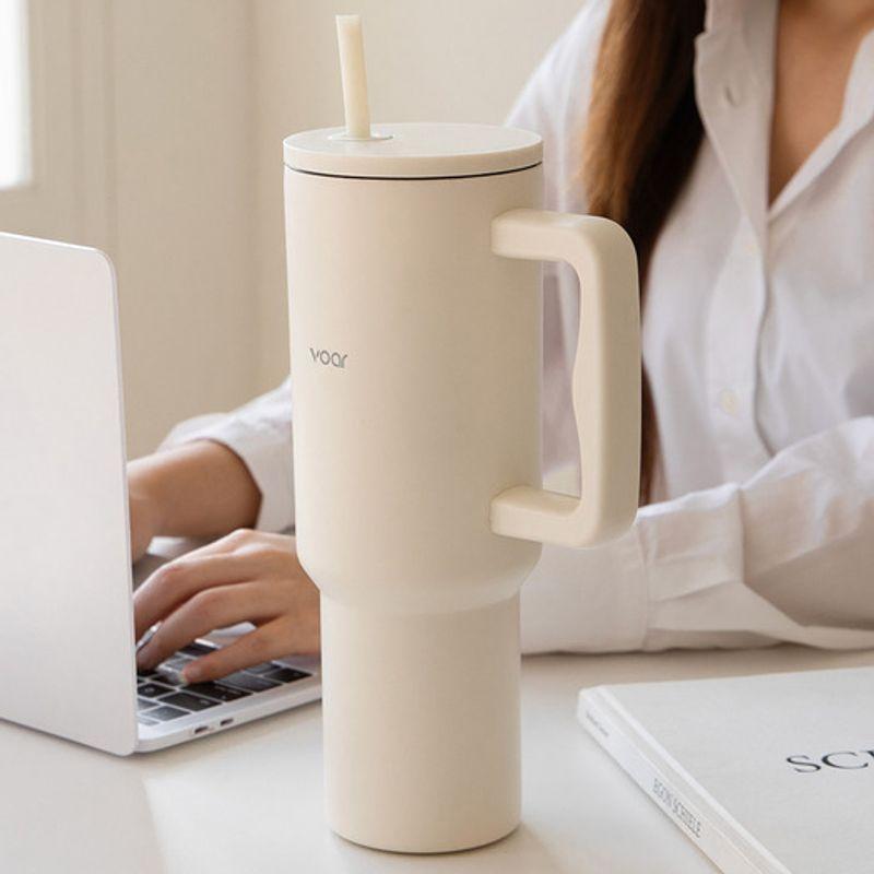 VOAR Boar Two-Way Tumbler 1.18L Large Capacity 2-Straw Configuration