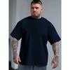 European sizes Outdoor Sports and Casual Large-size Short-sleeved T-shirts, Men's Trendy Fashion Prints, Loose Shirts, Versatile Round Neck Tops