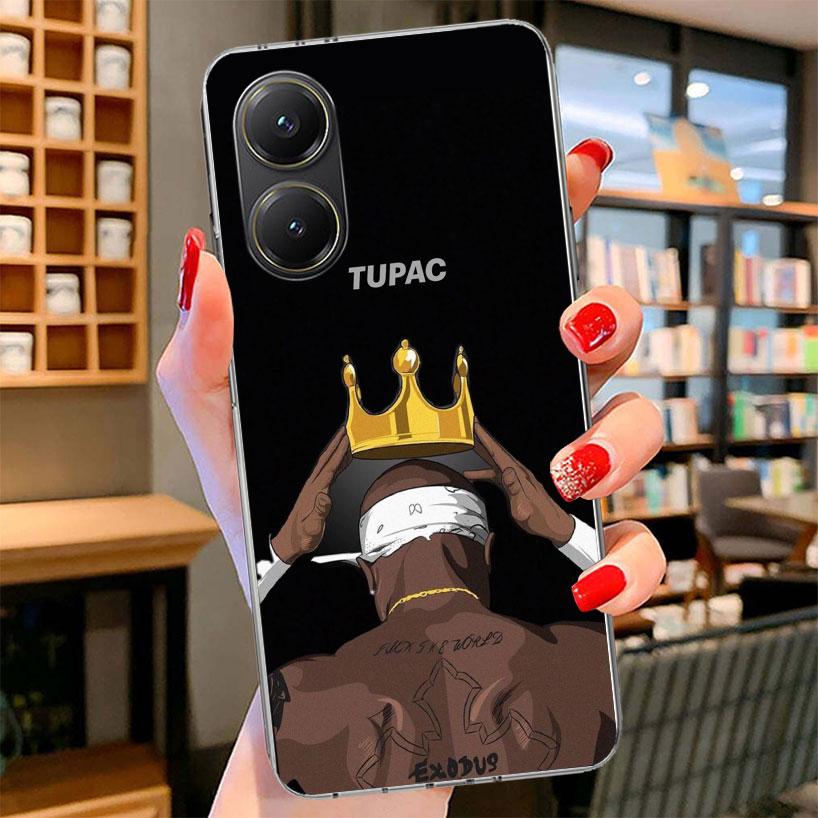 

Чехол для телефона рэпера 2pac певца Tupac для Xiaomi Poco F7 Ultra X7 X6 X5 Pro M7 Redmi 15C 15 13C 13 12C 12 10C 10 9A 9C 9T 9 Xiaomi Poco F7
