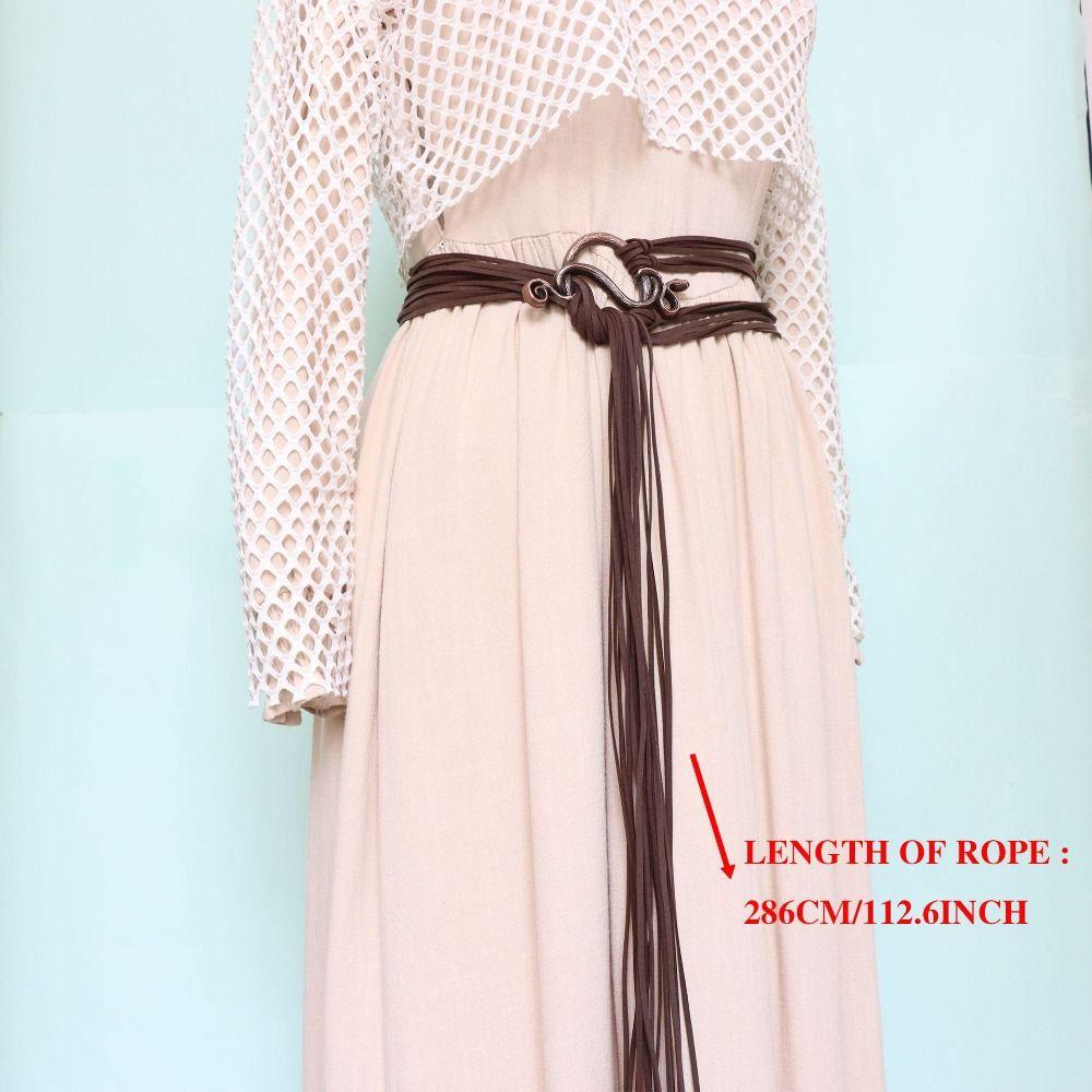 PU Leather, Metal Rope Ring Knotted Belt Decoration Viking Crossbody Chain  Witch Outfit