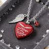 Sentimental Pet Memorial Pendant Necklace for Departed Pet Loss Remembrances Cremation Jewelry for Emotion Suport