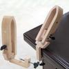 Sewing DIY Tools Foldable Wooden Clamp Clip Type Adjustable Leather Sewing Tools Wooden Foldable Leather Stitching Holder
