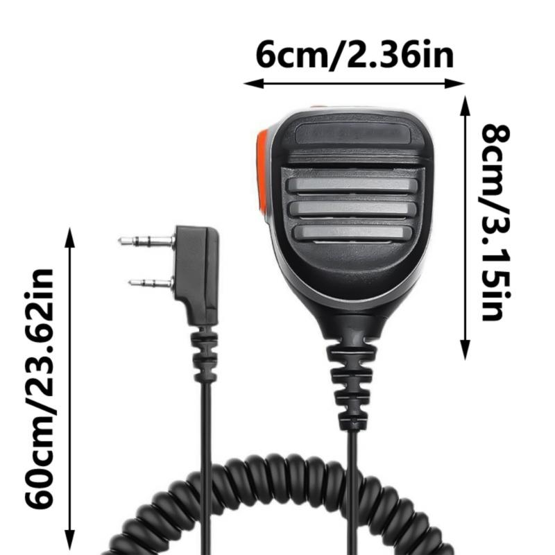 Replacement Microphone Speaker for BF-888S BF-F8HP Talkies Two Way Radio Speaker Mic Radio Accessories