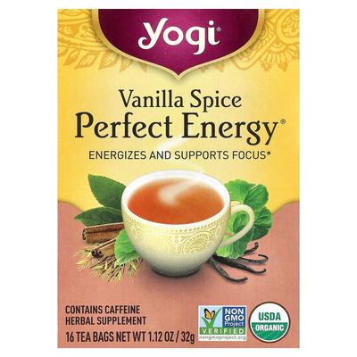 iHerb Yogi Tea Perfect Energy Vanilla Spice 16 Tea Bags 1.12 Oz (32 G)