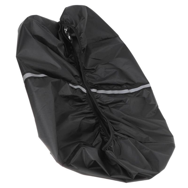 Resistant Cycle Basket Cover Exterior Defense Against Rain Ice Dirts Polyester Reflective Strips For Foot Safety