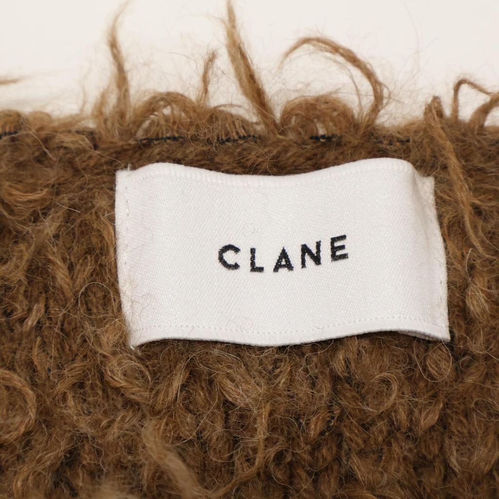 CLANE 11106-1242 BEAR HAND KNIT TOPS Tops 2 BrownUsed