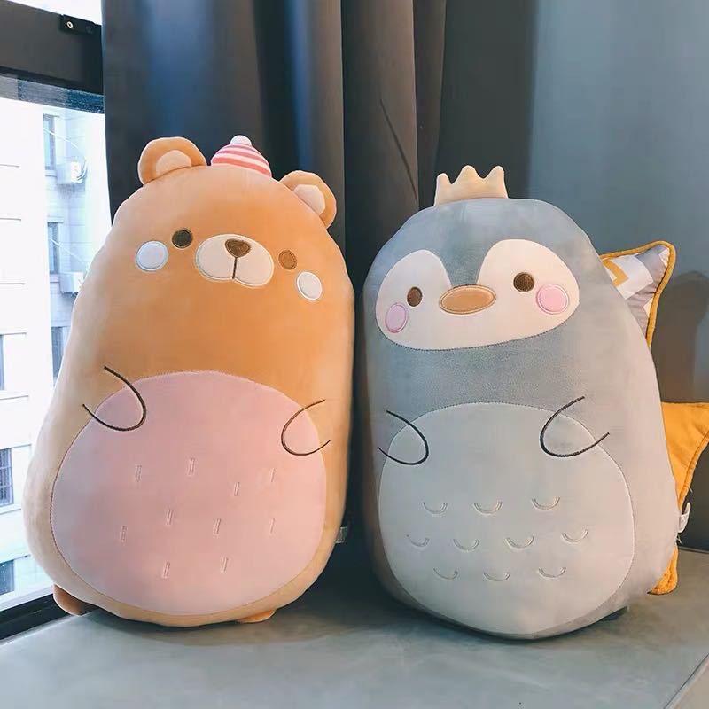 Dinosaur Bear Plushie Penguin Plush Toy Doll Stuffed Toys For Girls Pillow Throw