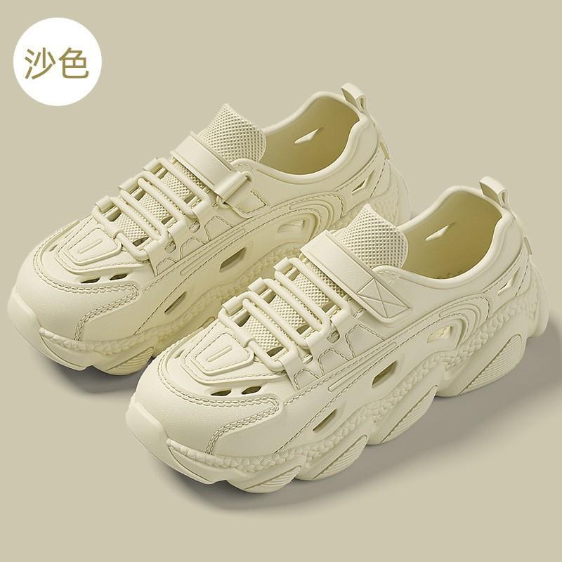 

Модные парные сандалии 2025 Лето Новые пляжные сандалии Уличные повседневные спортивные сандалии Сандалии Женские Сандалии с вырезами Сандалии Мужские 44 песочный