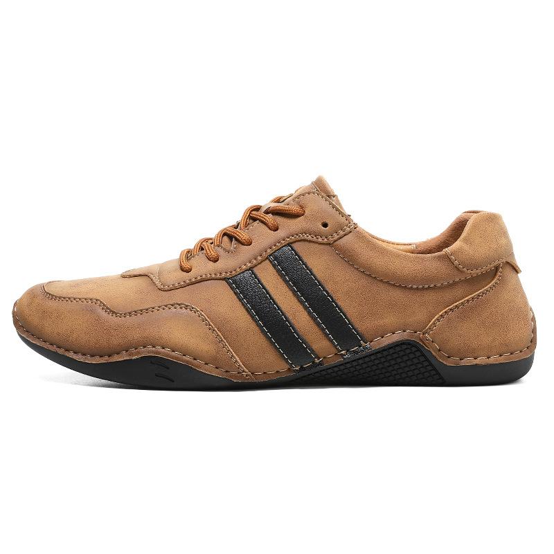 Spring and autumn new outdoor men's shoes retro leather casual shoes