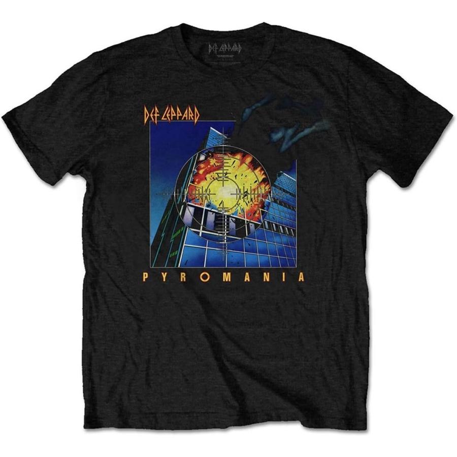 

Def Leppard Men s Pyromania T-Shirt Black XXXXXL різнокольоровий