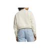 Puma Spor Yaşam Tarzı Serisi Günlük Kısa Dik Yaka Uzun Kollu Sweatshirt Kadın sweatshirt Beyaz 681524-87
