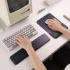 Mouse Mat Mouse Pad with Gel Wrist Support and AntiSlip Rubber Base Mousepad for Laptop and PC Use Easy Maintenance