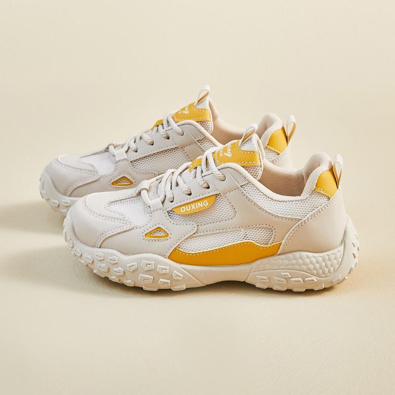 Nové dámské tenisky pro léto Studentské sportovní a volnočasové Streetová fotografie Síťované Prodyšné a Zvyšující výšku