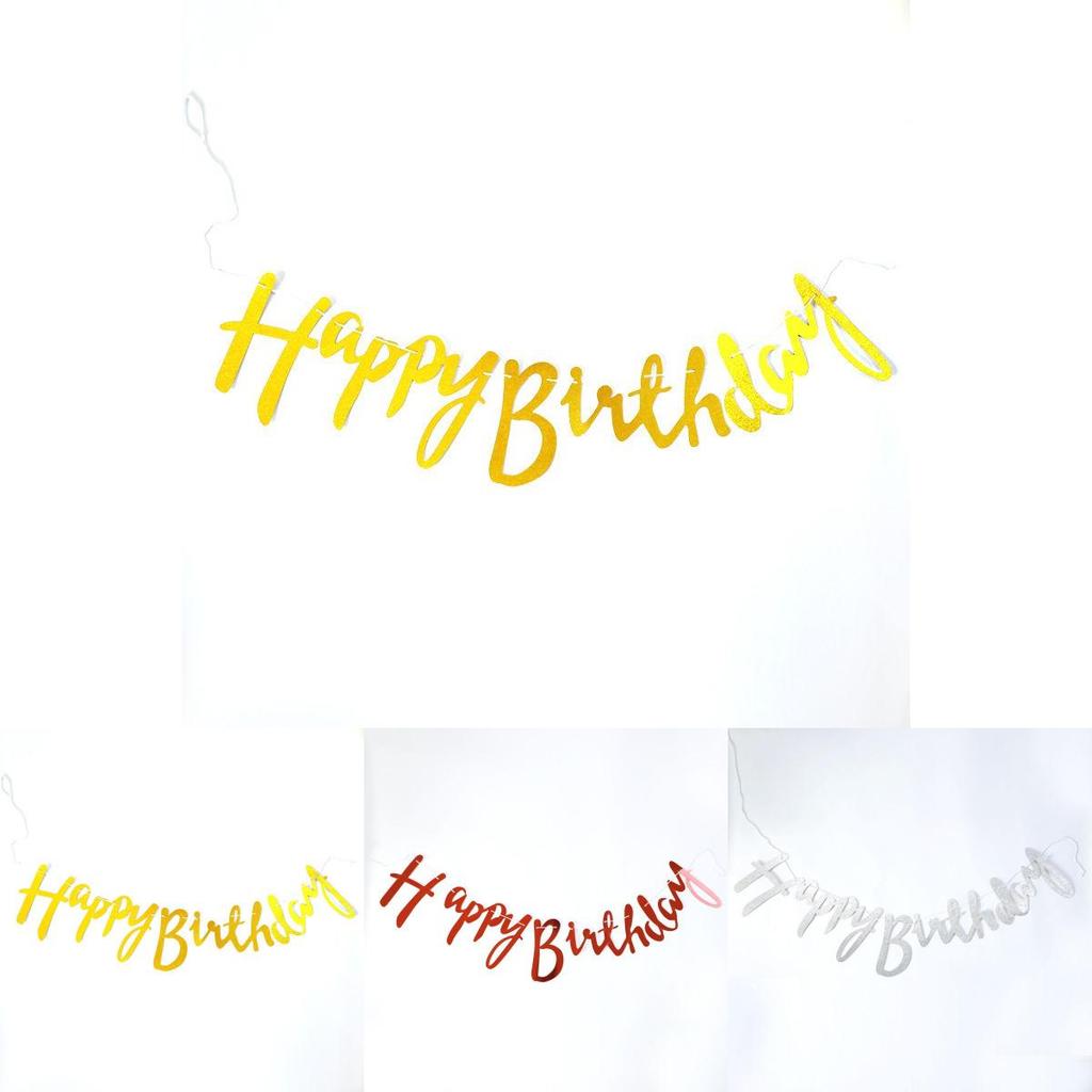 Vibrant Happy Birthday Banner For Festive Party Decoration And Cheerful Celebration