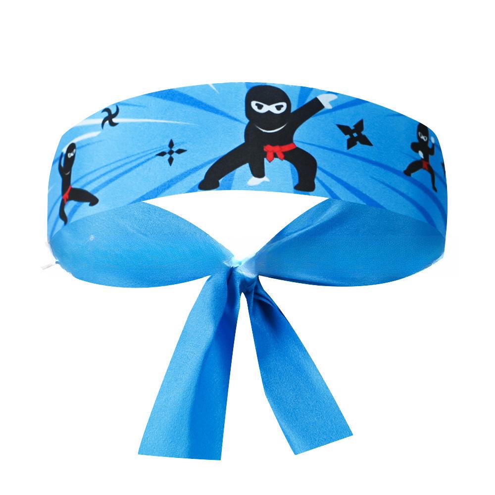 Kids Ninja Samurai Karate Headband Party Gift Decor Hairband for Birthday Theme Supplies