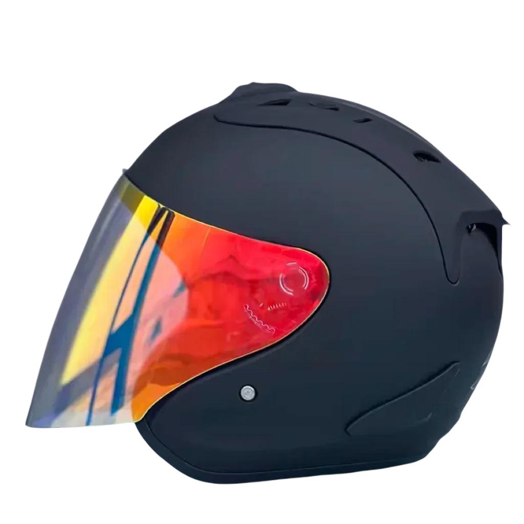 SZ Ram 3/4 Open Face Helmet Approved Racing Safety Hat Summer Season Safety Single Len Motorcycle Helmet Women Men ECE Capacete