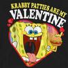 Svampebob Fyrkantströja för Damer/Tjejer med Krabburgare Är Min Alla Hjärtans Dag