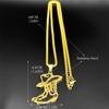 West Cowboy Hat Shoes Pendant Necklace For Women Men Stainless Steel Gold Silver Color Cowgirl Fashion Chain Jewelry Gifts