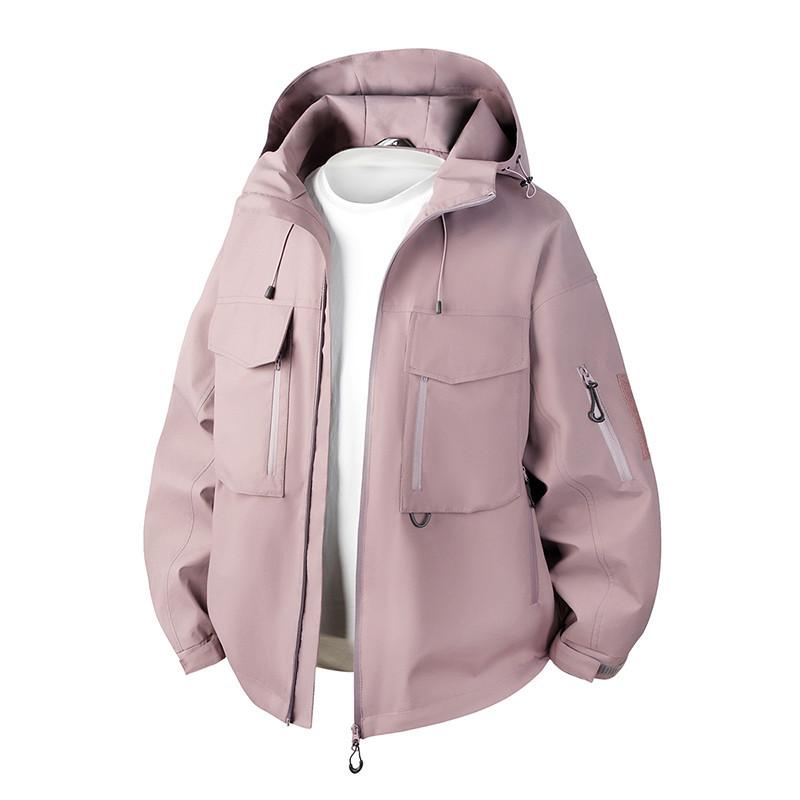 Men's coat 2025 new jacket jacket jacket fashion trend loose casual windproof