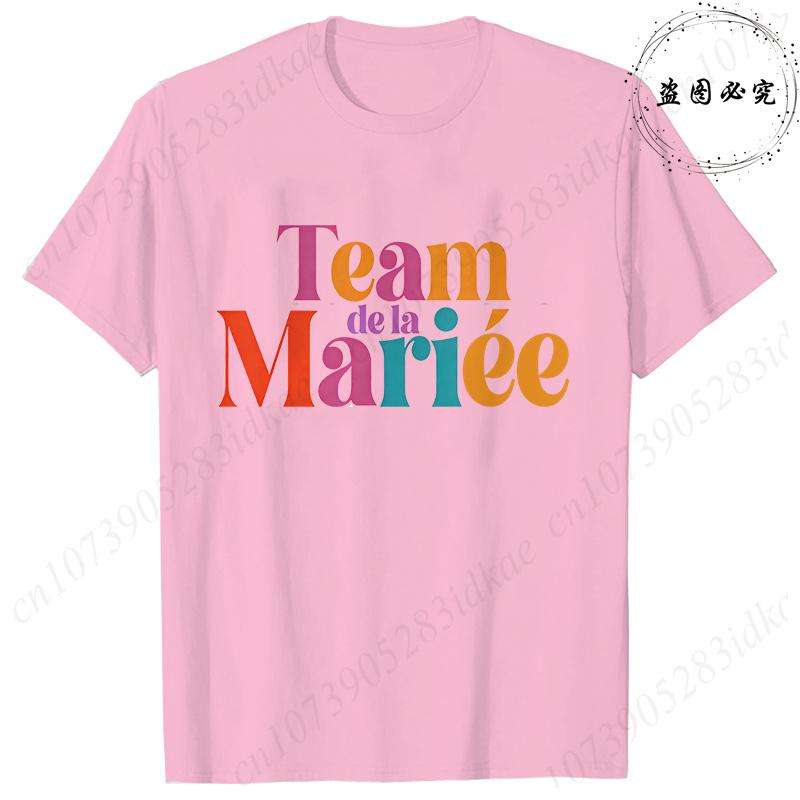French Girls Single Farewell Tops Future Bride Team Bride Tees Printed Tshirts for EVJF Bridal Shower