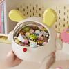 Mengli Storage Box Desktop Children's Toy Large Capacity Cute Dust-proof Multi-functional Guka Organization Box
