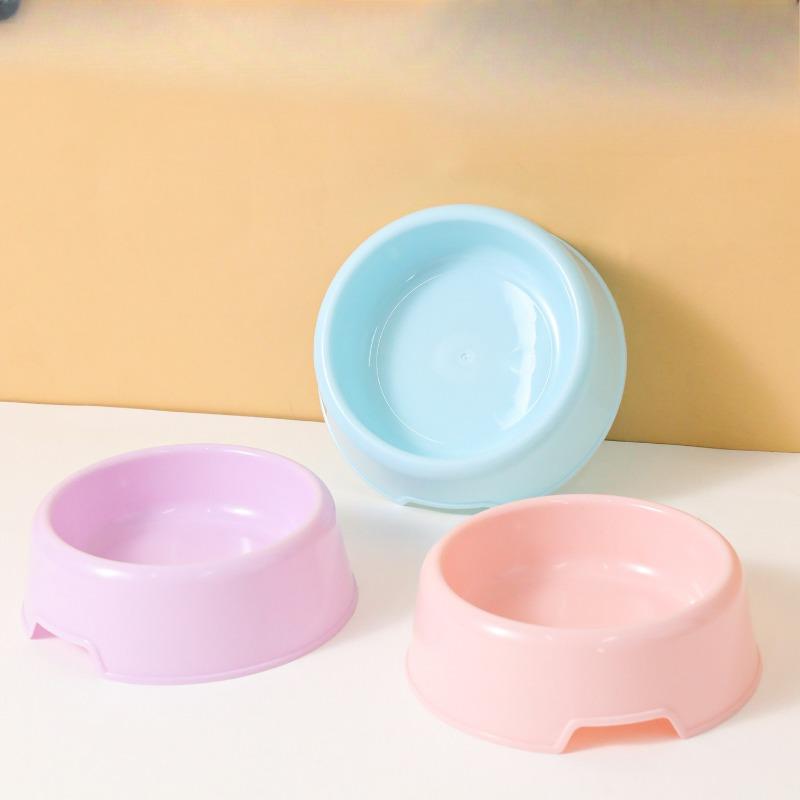 Pet Feeding Bowl, Plastic Single Bowl, Cat Feeding Basin, Economical Pet Single Bowl, Cat Bowl