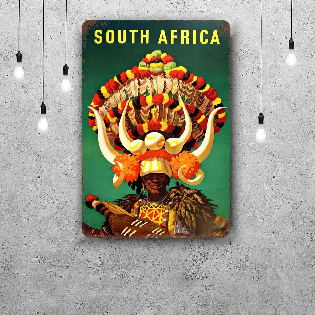 Africa Funny Bar Metal Sign Retro Plaque Vintage Sign Alcohol Drinker Pub Club Man Cave Kitchen Wall Decoration