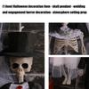30cm Realistic Skeleton Halloween Decorations with Articulated Joints For Party Centerpieces Display Indoor and Outdoor