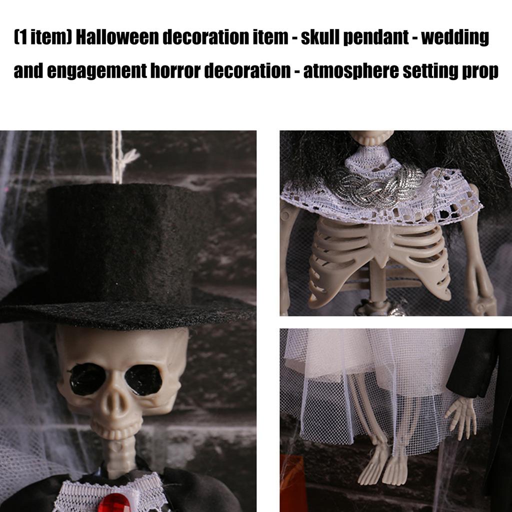 30cm Realistic Skeleton Halloween Decorations with Articulated Joints For Party Centerpieces Display Indoor and Outdoor