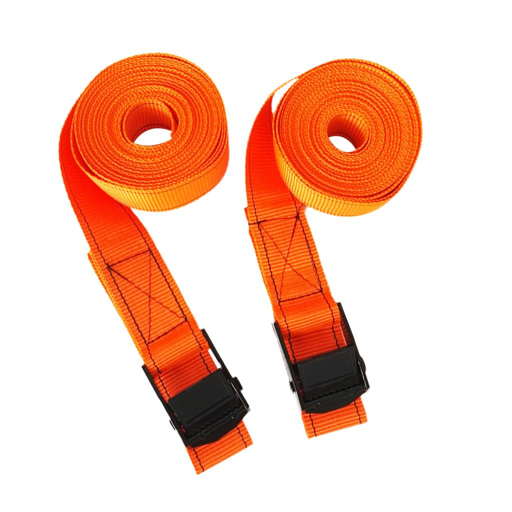 Kayak Cam Buckle Straps Tie Down Strap Surfboard Roof Rack Lash Belt Webbing