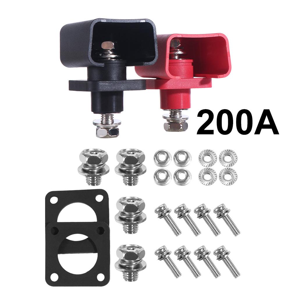 2Pcs All-Copper Lithium Battery Terminal Block High Current Copper Terminals  Energy Storage System