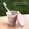SHIMOYAMARetractable Folding Cups Portable Telescopic Collapsible Cup 150ml Outdoor Travel Silicone Coffee Drinking Mug