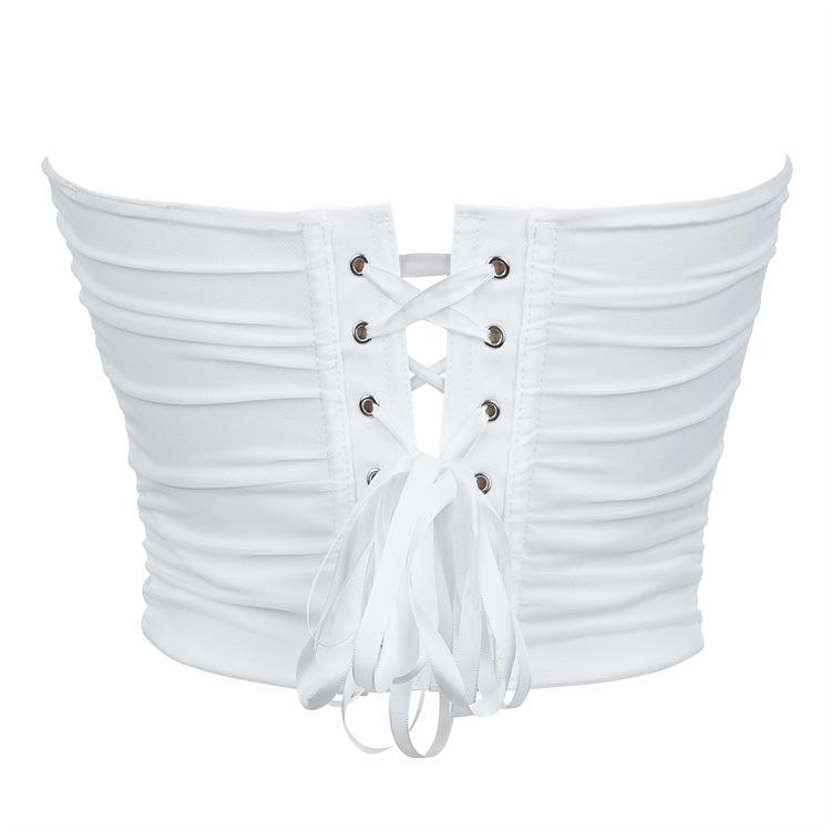 Black Mesh Breathable Elastic Tube Top - Sexy Chest Support