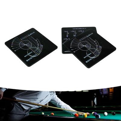 Acrylic Billiard Stroke Exerciser Compact Cue Stroke Trainer Billiard Training Aid for Learning Aiming Techniques