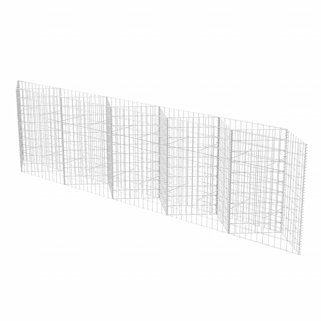 Gabionen Pflanzkasten Gemüse Hochbeet Stahl 300*30*100 cm