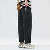 American overalls men's summer new trendy brand loose straight wide-leg pants teenagers handsome cotton casual trousers