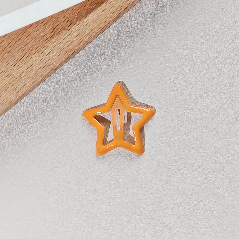 6/10pcs Y2k Mini Star Side BB Cute Hair Clip Korean Candy Colorful Dopamine Baby Headwear Girl Hair Pin Bangs Clip Kid Headwear