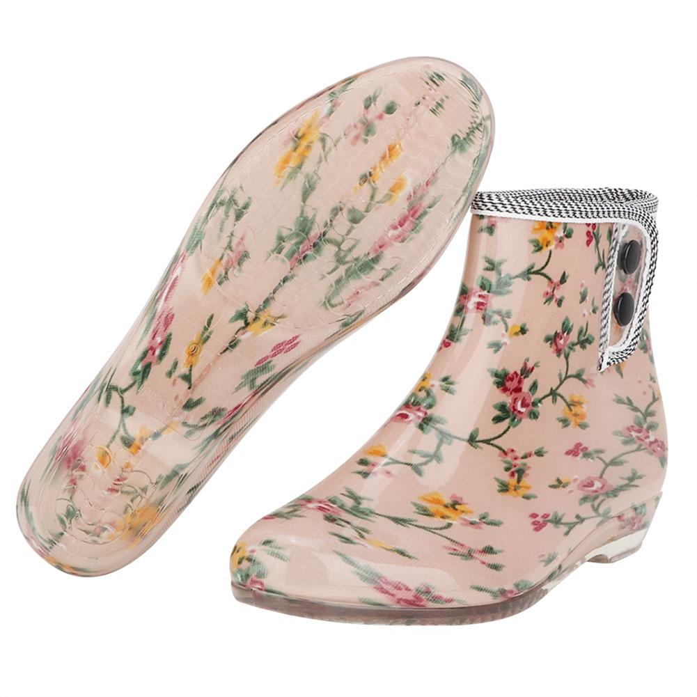 Vattentäta Halkfria Tryck Dam Regnstövlar Trädgårdsskor