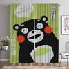 Kumamon Tulle for Bedroom Kitchen Curtains for Camera Curtains Child Room Shades Blackout Curtain Halloween Decoration Partition