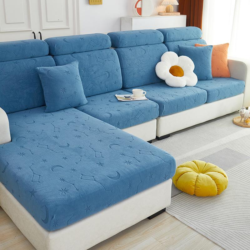 Kratzfester Haushalts-Sofabezug Modern Schlicht Rutschfest All-Inclusive Kombination