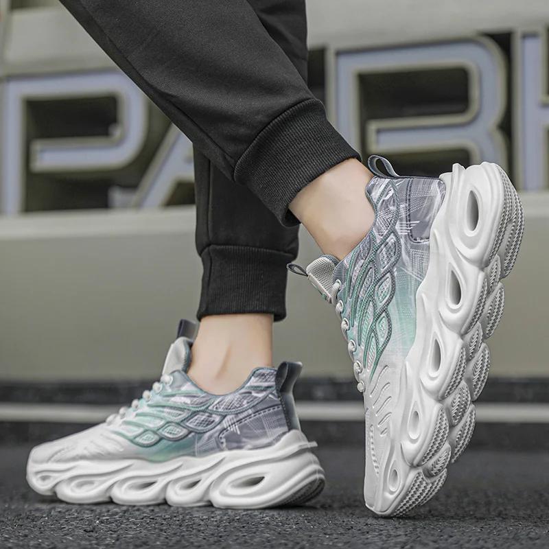 Sneaker Herrenschuhe Neu Lässig Sportlich Dicke Sohle Höhenerhöhend Leichtgewicht Mode Marke Hochwertige Lässige Laufschuhe