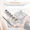 Small Model Woodworking Drill Locator Adjustable Punch Drill with Keyed Chuck Template Press Woodworking Locator