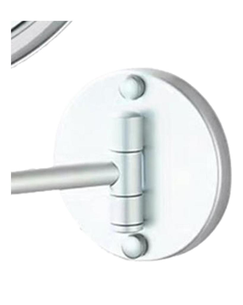 Otočné nástěnné zrcadlo s 3x zvětšením a zrcadlem, upevňovací šrouby